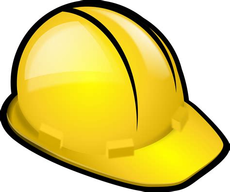 clipart safety helmet