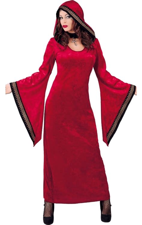 adult red woman costume jokecouk