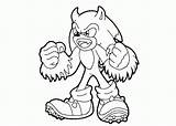 Coloring Sonic Pages Printable Werehog Hedgehog Color Sheets Games Print Ash Colouring Getdrawings Drawing Wednesday Kids Unleashed Monster Truck Clipart sketch template