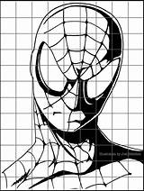 Grid Drawing Worksheets Drawings School Superheroes Practice Pdf High Middle Spiderman Mystery Grids Lines Grade Easy Heroes Super Paper Printable sketch template