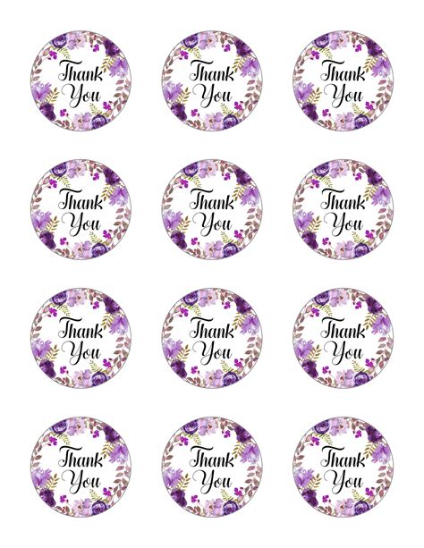 stickers  purple flowers