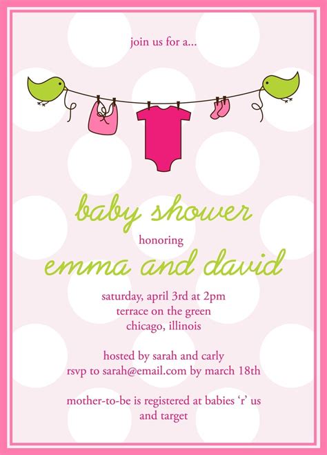 baby shower invitation examples  unique   wedding ideas