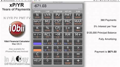 financial calculator xpyr bii mac os  youtube