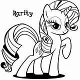 Rarity Coloring Pages Printable Unicorn Getcolorings Kids sketch template