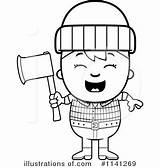 Lumberjack Clipart Coloring Pages Illustration Royalty Cory Thoman Rf Clipground Getcolorings Getdrawings sketch template