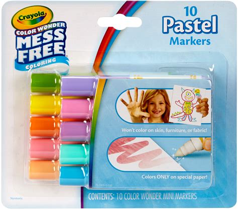 crayola color  mini markers pkg pastels  ebay