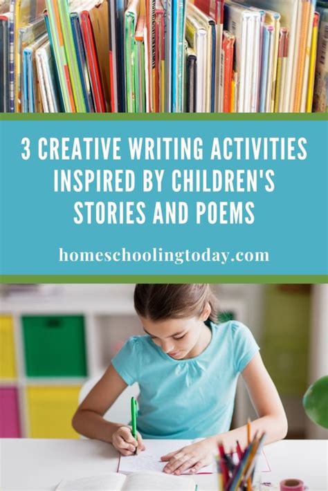 creative writing activities inspired  childrens stories  poems