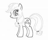 Coloring Pony Applejack Little Pages Comments sketch template