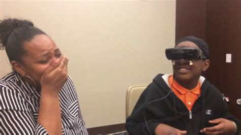 ‘she’s Pretty ’ Blind Son Sees Mom For First Time