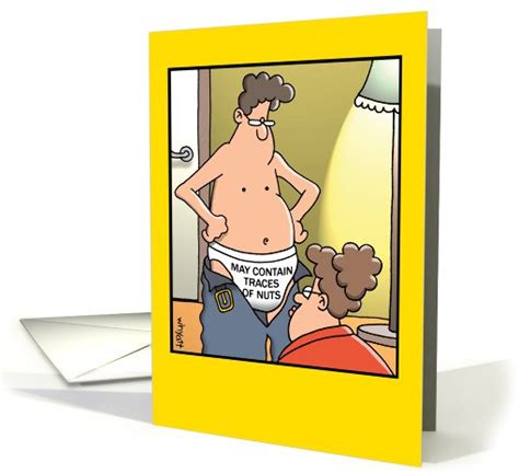 traces of nuts adult humor birthday card 1090132