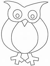 Owl Templates Pages Owls Printable Kids Pattern Coloring Template Birds Sheets Applique Book Winter Patterns Large sketch template