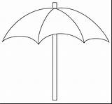 Umbrella Outline Printable Parasol Umbrellas Albanysinsanity Clipground sketch template