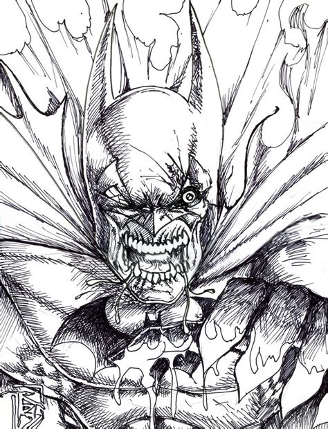 zombie batman  bigrob  deviantart