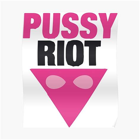 Pussy Riot Musical Group Pussy Riot Poster By Rcnart Redbubble