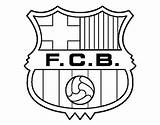Barcelona Coloring Pages Colorear Escudo Barca Fc Para Del Logo Dibujos Crest Pintar Dibujo Imprimir Soccer Sports Madrid Real Fcb sketch template