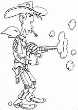 Lucky Luke Pages Coloring Fun Kids sketch template