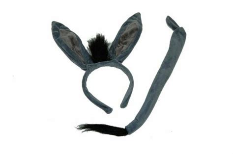 donkey headband  tail set animal world book day fancy dress party