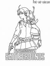 Battlegrounds Playerunknown sketch template