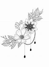 Fleurs Flower Fleur Tatuajes Tattoos Tiphanie Coucou Poignet Tatouages Choisir Zeichnung Implantbirthcontrol sketch template