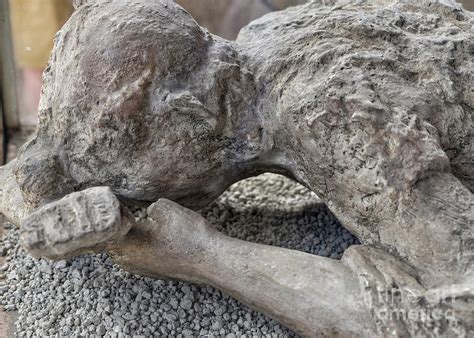 pompeii human statues