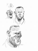 Rooney sketch template