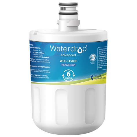 Waterdrop Nsf 53and42 Certified Refrigerator Water Filter Compatible