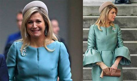 Queen Maxima Of The Netherlands Commits A Fashion Faux Pas In Dodgy