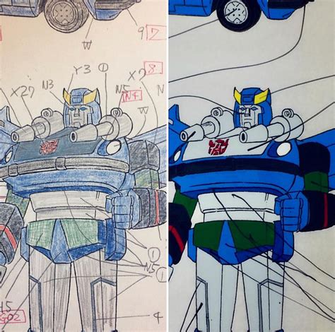 Previously Unseen G1 Cartoon Model Sheets Found Tfw2005