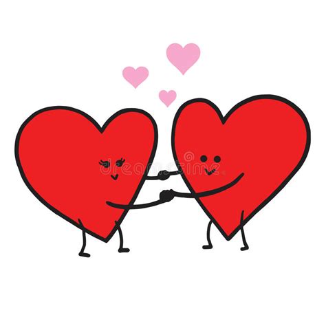 Cute Love Cartoon In Love Vector Illustration Valentine