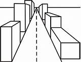 Perspective Point Drawing Simple Road Drawings Similarity Street Linear Draw Streets Transformations Clipartmag Dimensional Runner Cartoon Corner Building Train sketch template
