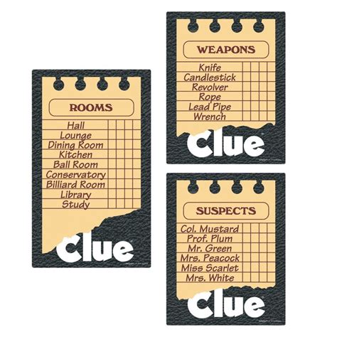 pin  nschmura  clue games clue party clue games clue board game