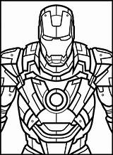 Marvel Coloring Man Iron Drawing Line Avengers Pages Ironman Clipart Adult Hero Drawings Easy Showcase Book Behance Official Colouring Super sketch template