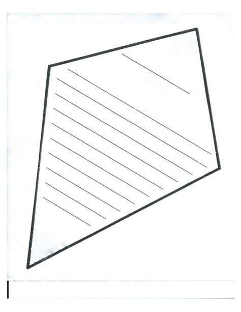 blank kite template