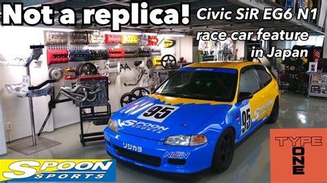 spoon sports civic sir   race car details review  type   tokyo jdm masters youtube
