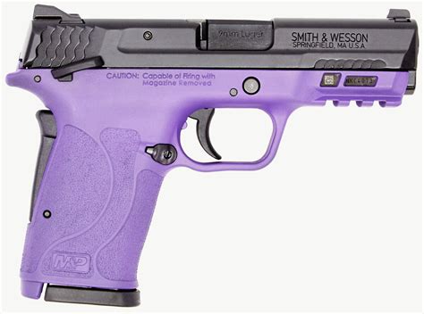 smith wesson mp  shield ez purple passion edition mm pistol hyatt custom pp