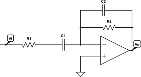 operational amplifier active band pass filter cutoff frequencies electrical engineering