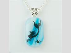 Turquoise Mermaid Jewelry Mermaid Necklace Aqua pendant, Aqua Swirl