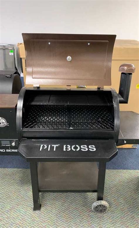 pit boss pellet grill   pro series  sq  black  chestnut   sale