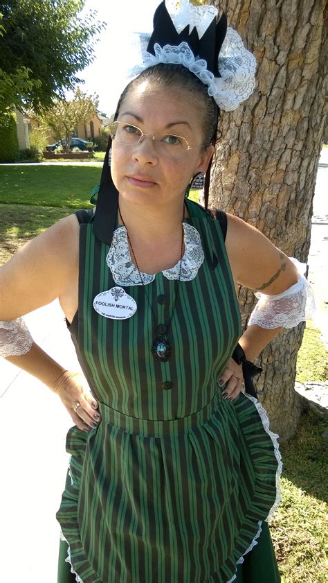 what can i say i am the haunted mansion maid keep your doom buggy clean or else disney