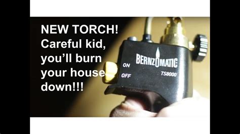 ts bernzomatic torch map pro extension hose youtube