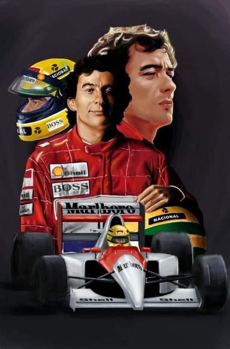 Ayrton Senna Racing Driver F1 Racing Road Racing Ferrari Jochen