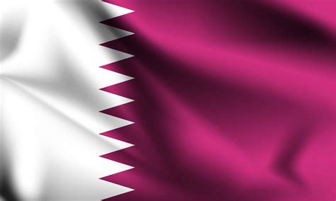 qatar  flag  vector art  vecteezy