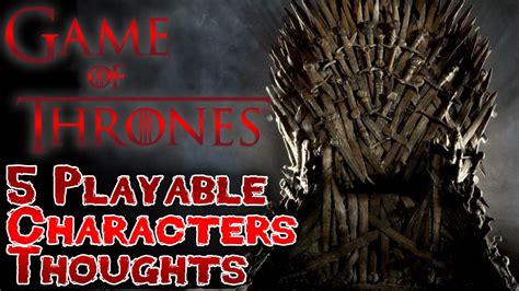 Telltale S Game Of Thrones 5 Playable Characters