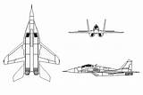 Mig 29 Fulcrum Drawing Mikoyan Mig29 Aircraft Gurevich Fishbed Russia India Guide Military General Data Gif Vrml Specifications Yamakawa Soji sketch template
