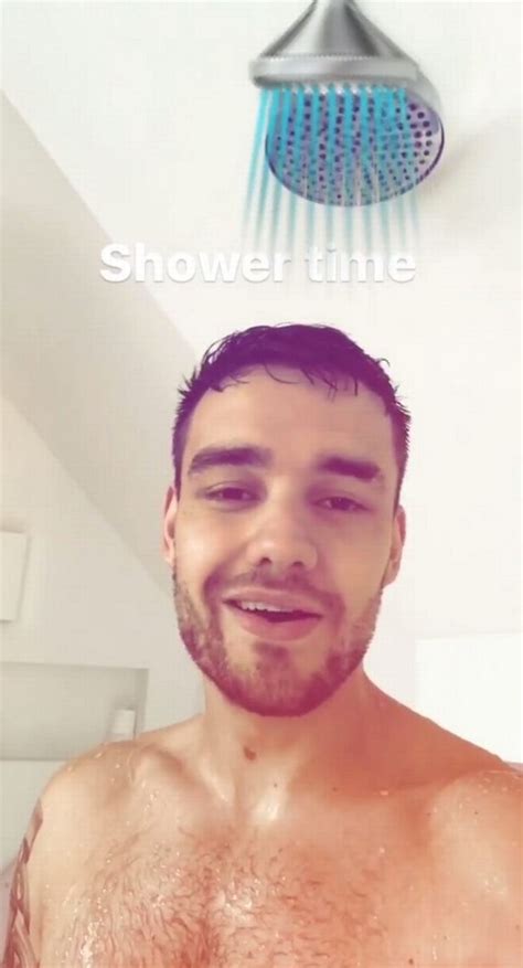 Naked Liam Payne Flaunts His Hairy Chest In Bizarre Shower