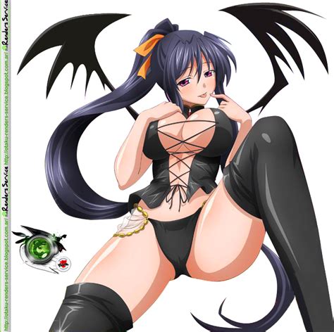 Highschool Dxd Himejima Akeno Hyper Hot Devilish Render