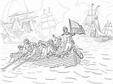Coloring 1812 War Battle Erie Lake Pages During Drawing Categories sketch template