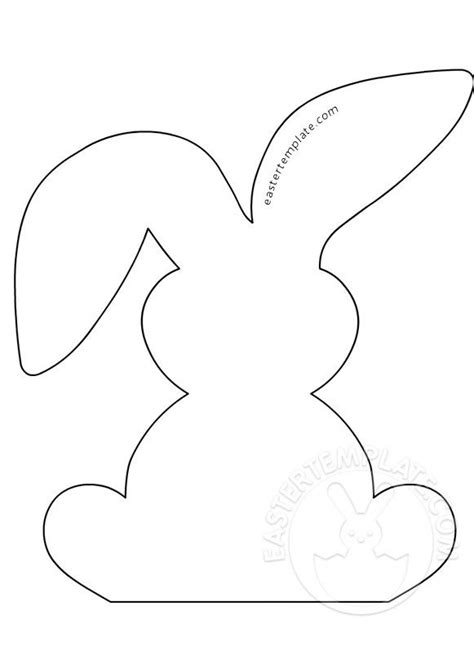 easy easter crafts easter bunny template easter templates
