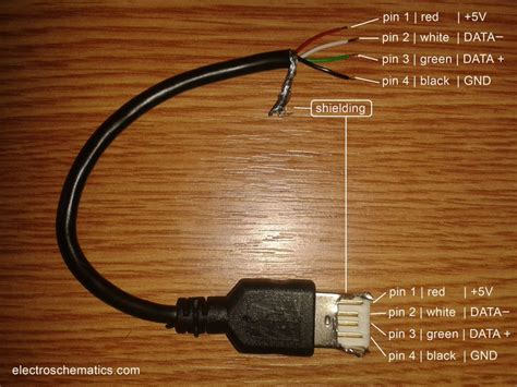 micro usb wiring diagram  charging wiring scan