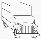 Truck Box Coloring Drawing Pages Semi Trucks Vehicles Choose Board Paintingvalley sketch template